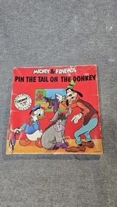 Vintage Croner/Disney 1980s Mickey & Friends Pin the Tail on the Donkey Game - Picture 1 of 24