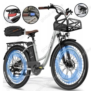 Bicicletta elettrica 26 pollici 250 W e mountain bike Pedelec bici da città 20,3 Ah E-MTB - Foto 1 di 7