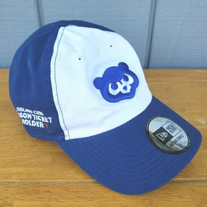 Cappello Chicago Cubs "Season Ticket Holder" blu e bianco NUOVO ERA berretto strapback adulto - Foto 1 di 11
