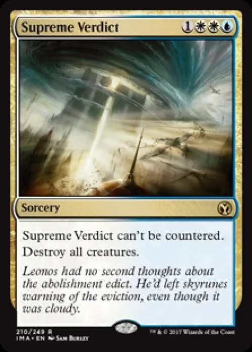 Supreme Verdict - Light Play MTG Iconic Masters - Image 1 of 1