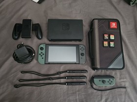 Nintendo Switch Bundle Console, Case, Charger, Controllers, Games