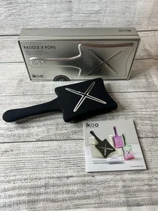 IKOO PADDLE X POPS Föhnen & Styling Haarbürste Beluga schwarz matt NEU - Bild 1 von 3