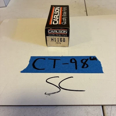 Carlson H1168 Palanca de Freno de Estacionamiento Pivote Pin Bloqueo Clip Calidad Juego de Repuesto Foto 1 de 4