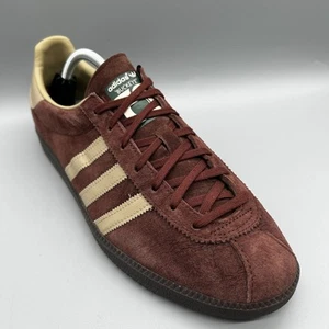 2022 Adidas Original Ohio Buckeye GX6931 Brown Mens Uk 10.5 Terraces Casuals - Picture 1 of 8