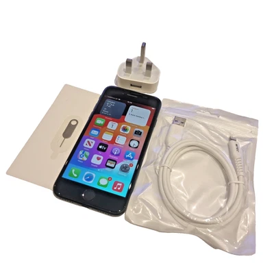 Apple iPhone SE (2nd Gen) 64GB Black Unlocked ✔ iOS 17.4.1 • A2296 - Image 1 of 4