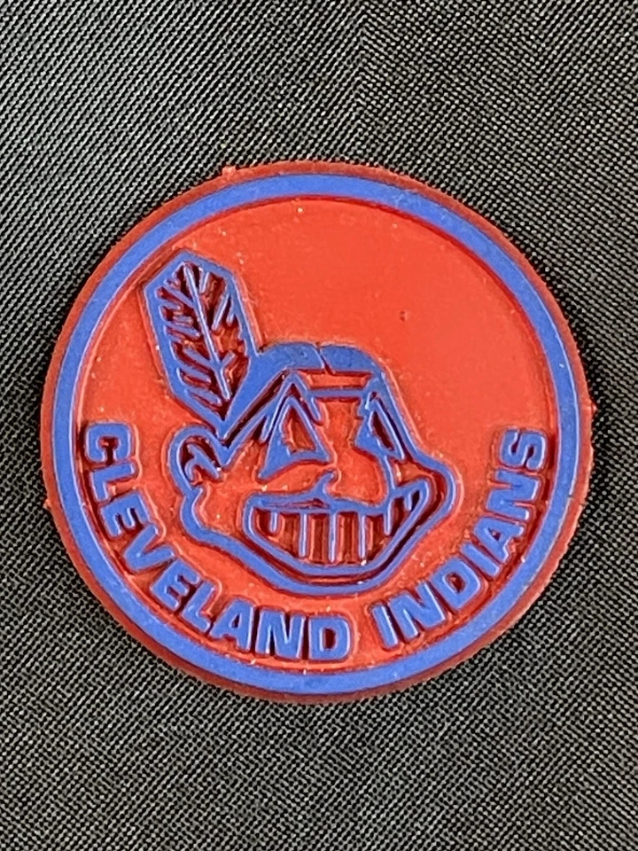 Imán de goma para nevera de los Cleveland INDIANS de la MLB de colección Foto 1 de 3