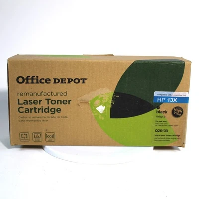 Cartucho de tóner láser negro Office Depot HP 13X Q2613X Foto 1 de 4