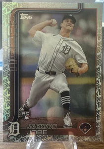 2025 Topps Serie 2 Jackson Jobe 490 Fanáticos Exclusivo Topps Lámina Border Tigers - Imagen 1 de 2
