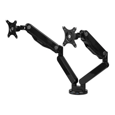 Fellowes Platinum Series Dual Monitor Arm Black 8042501 - Image 1 of 4