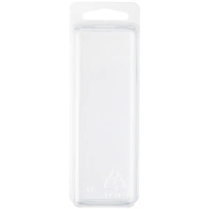 Collecting Warehouse Clear Plastic Clamshell Container, 4.19"H x 1.5"W x 1.25"D - Picture 1 of 4