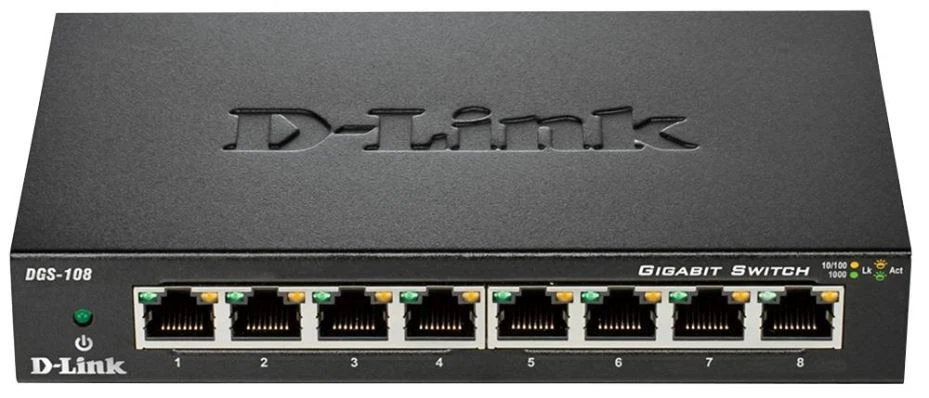 D-LINK - Suis Ethernet Gigabit 8-Port - Image 1 of 1