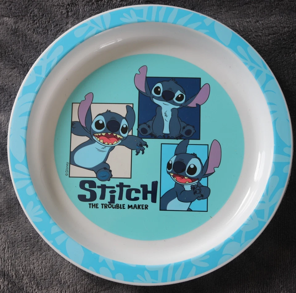 Plato de cena azul Disney Lilo & Stitch niños NUEVO regalo Foto 1 de 1