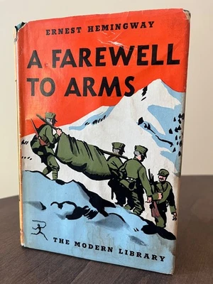 1932 The Modern Library Hardcover Edition A FAREWELL TO ARMS by Ernest Hemingway - Image 1 of 4