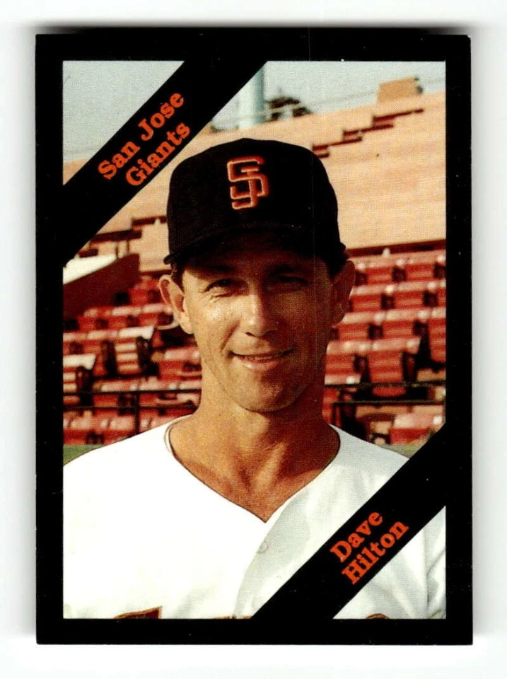 1989 Cal League San Jose Giants 238 Dave Hilton BXCP09 - Image 1 of 2