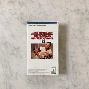One Flew Over the Cuckoo’s Nest VHS Thorn EMI 1982 Pre-Cert Original Clamshell - Picture 1 of 7