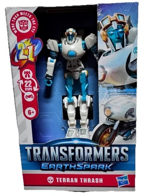 TRANSFORMERS EARTHSPARK TERRAN THRASH DELUXE CLASS  2025 HASBRO IN HAND NEW - Image 1 of 4