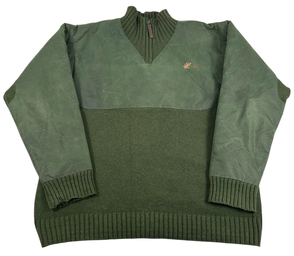 Original McAlister Hunting Waxed Cotton Upper Duration Wool Sweater Mens Large - Image 1 of 4