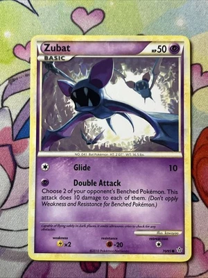 Zubat - 70/95 - Common LP, English Pokemon Unleashed - Image 1 of 2