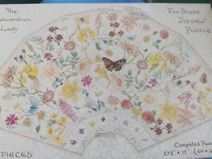 Vintage M&S The Edwardian Lady 500-teiliges fächerförmiges Puzzle komplett - Bild 1 von 11