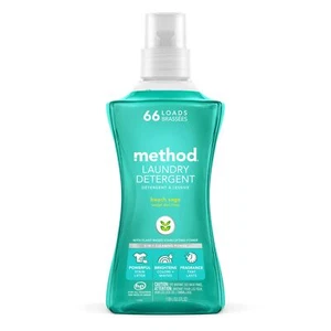 53.5 Fl Oz Plant Based Laundry Detergent Concentrated Beach Sage Fragrance - Picture 1 of 7