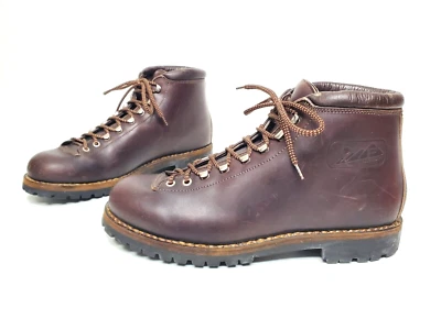 SCARPA Vtg Italian All Leather Mountain Alpine Hiking Boots Men's US 12 N - Image 1 of 4