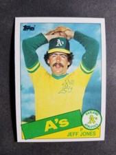 1985 Topps JEFF JONES card # 319  [card 7]