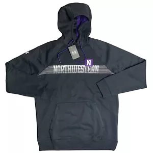 Under Armour Northwestern Wildcats Hoodie Campus Fleece Size Medium NEW - Picture 1 of 3