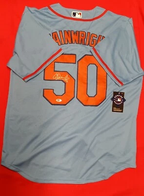 Adam Wainwright Cardinals MLB Baseball Autographed Signed Custom Jersey PSA - Image 1 of 4