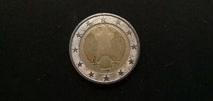 2 Euro Münze Fehlprägung Deutschland 2002 J Doppelrand Sterne abgeschnitten - Bild 1 von 1