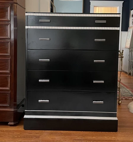 Kittinger Mid Century Modern Deco High Chest Cover