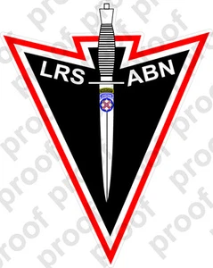 AUTOCOLLANT US ARMY LRS ABN 142ND BSB - Photo 1/1