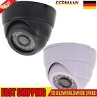 CCTV 1200TVL Video Farbe 24 IR LED 3.6mm Objektiv Nacht-Dome-Kamera verdrahtet