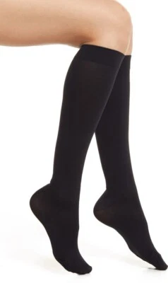 NORDSTROM ENERGIZING TROUSER KNEE SOCKS GRADUATED COMPRESSION BLACK S/M 5-8 NWT - Image 1 of 4