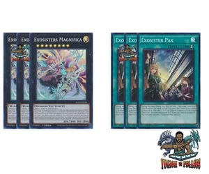 Yugioh! 3x Exosiser Magnifica Exosister Pax RA02 Ultra Rare 1st Ed NM - Bild 1 von 1