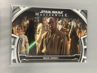 2019 Topps Star Wars Masterwork Defining Moments Mace Windu DM-17 - Image 1 of 2