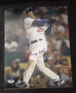 DODGERS MATT KEMP AUTOGRAPHED 11" x 14" PHOTOGRAPH PSA DNA G18840 - Picture 1 of 1