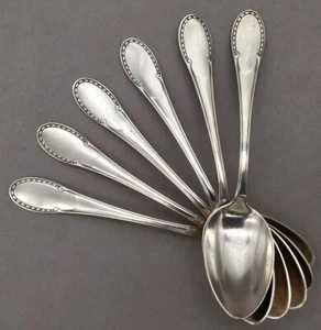 Gebrüder Reiner 6 alte Teelöffel Kaffeelöffel 800er Silber Krumbach Löffel (AP) - Bild 1 von 6