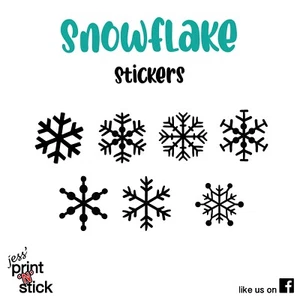 Snowflake Car Decals 70mm - Bild 1 von 9