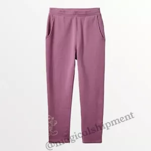 Nuovo con etichette! Disney Parchi - Pantaloni Felpa Adulti Autentici Topolino - Prugna | 3X - Foto 1 di 5