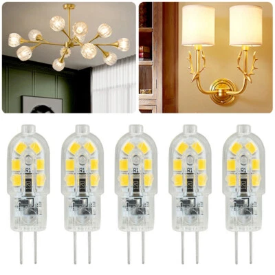 G4 LED Bulb, AC/DC 12V JC G4 Bi Pin Bulb, G4 20W Halogen Bulb Replacement, Warm - Image 1 of 4