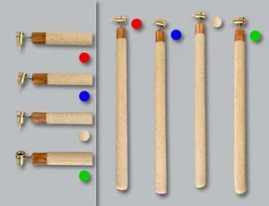 Heißwachsstift ukrainische Kistka für Eierkunst Variationen Messingspitze Holzgriff - Bild 1 von 6