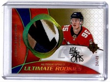 Henrik Borgstrom 2018-19 Upper Deck Ultimate Collection Rookies Auto Patch /49