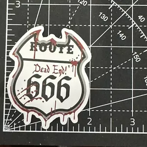 DEAD END Route 666 Japanese Heavy Metal Rock Band Logo Vinyl Decal Sticker Bomb - Picture 1 of 5