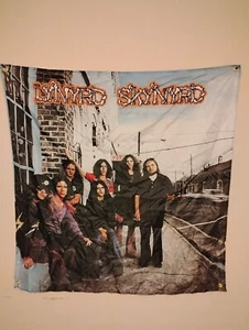 Lynyrd Skynyrd 4'X4' FLAG BANNER MAN CAVE ROCK BAND WALL FREE SHIPPING - Picture 1 of 5