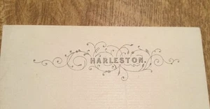c1850 - Harleston, Norfolk. Fine Engraved Notepaper. - Picture 1 of 2
