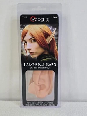 Woochie Large Elf Ears Cosplay  Costume Fantasy Roleplaying 14 Plus W0645 - Image 1 of 4
