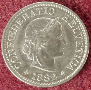 Switzerland 5 Rappen 1882 (E2506) - Picture 1 of 2