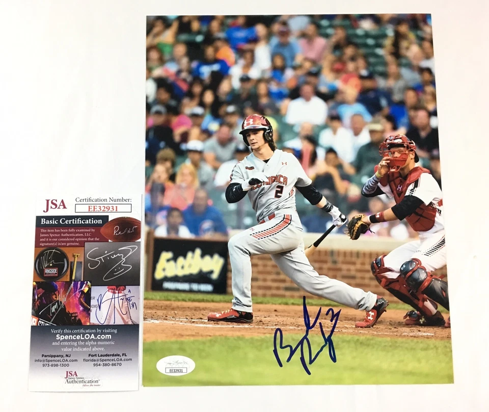 Brendan Rodgers Signed 8x10 Photo JSA COA Colorado Rockies - Image 1 of 1