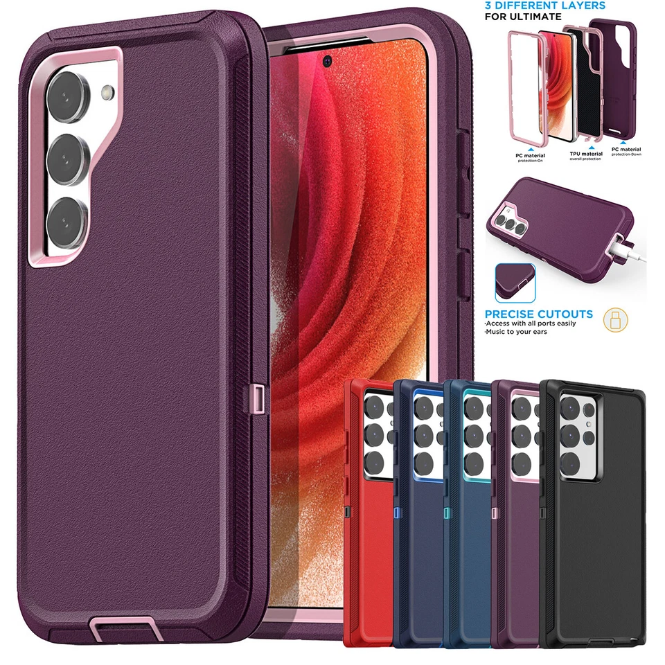 For Samsung Galaxy S23 Ultra /S23 Plus/S23 Case Heavy Duty Shockproof Hard Cover - Image 1 of 4