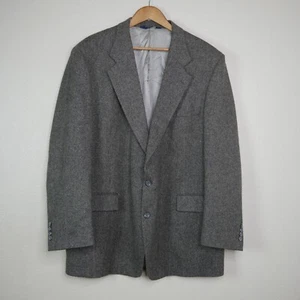 Giacca blazer Jos A Bank Coffee marrone uomo 46L 2 bottoni spina di pesce tweed - Foto 1 di 11